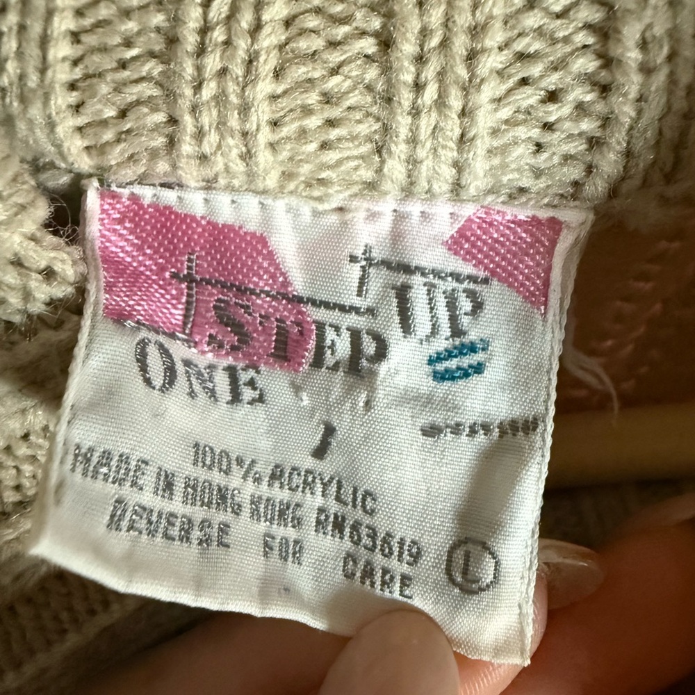 Cozy Chunky Ribbed Knit Sweater Size L - Picture 4 of 5